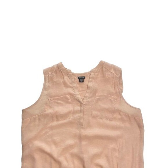 Torrid Tunic Top Womens Size 1X Sleeveless 2 Pockets Sheer - Picture 4 of 7